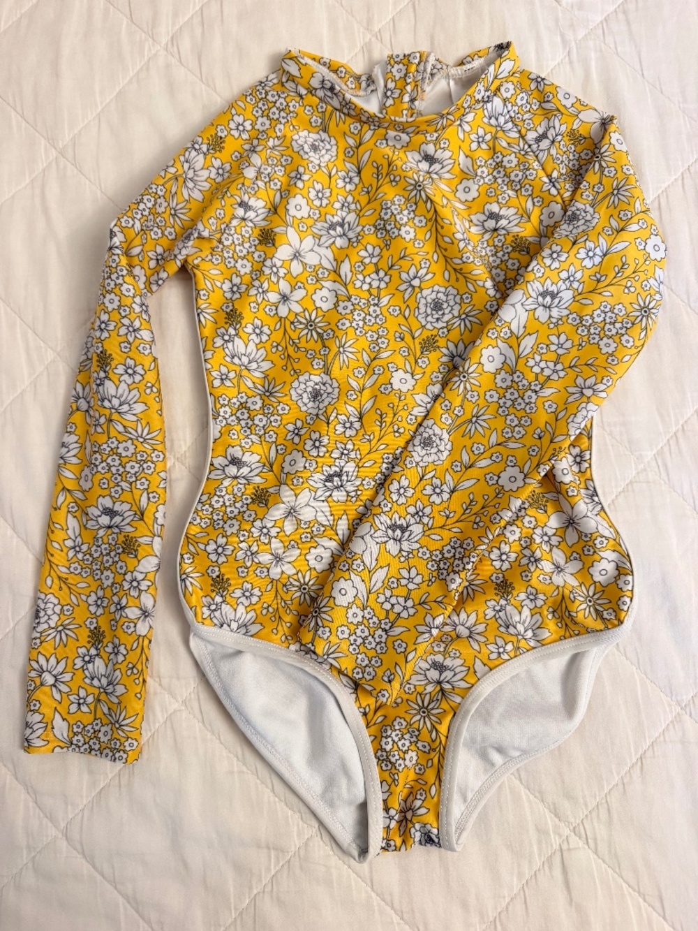 Art class rash guard one-piece girls swimsuit